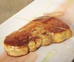 Escalope de foie gras de pato de las Landas salteada